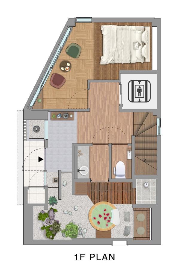 古今 天下茶屋 With A Private Parking Lot And A Half Open-Air Bath And Direct To Kix Vila Osaca Exterior foto